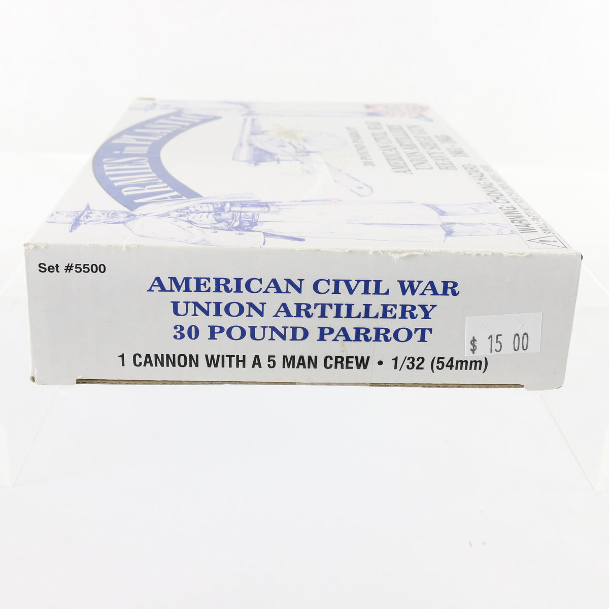 30 Pound Parrot Siege Gun Union Civil War Armies In Plastic 1:32 5500 Sealed