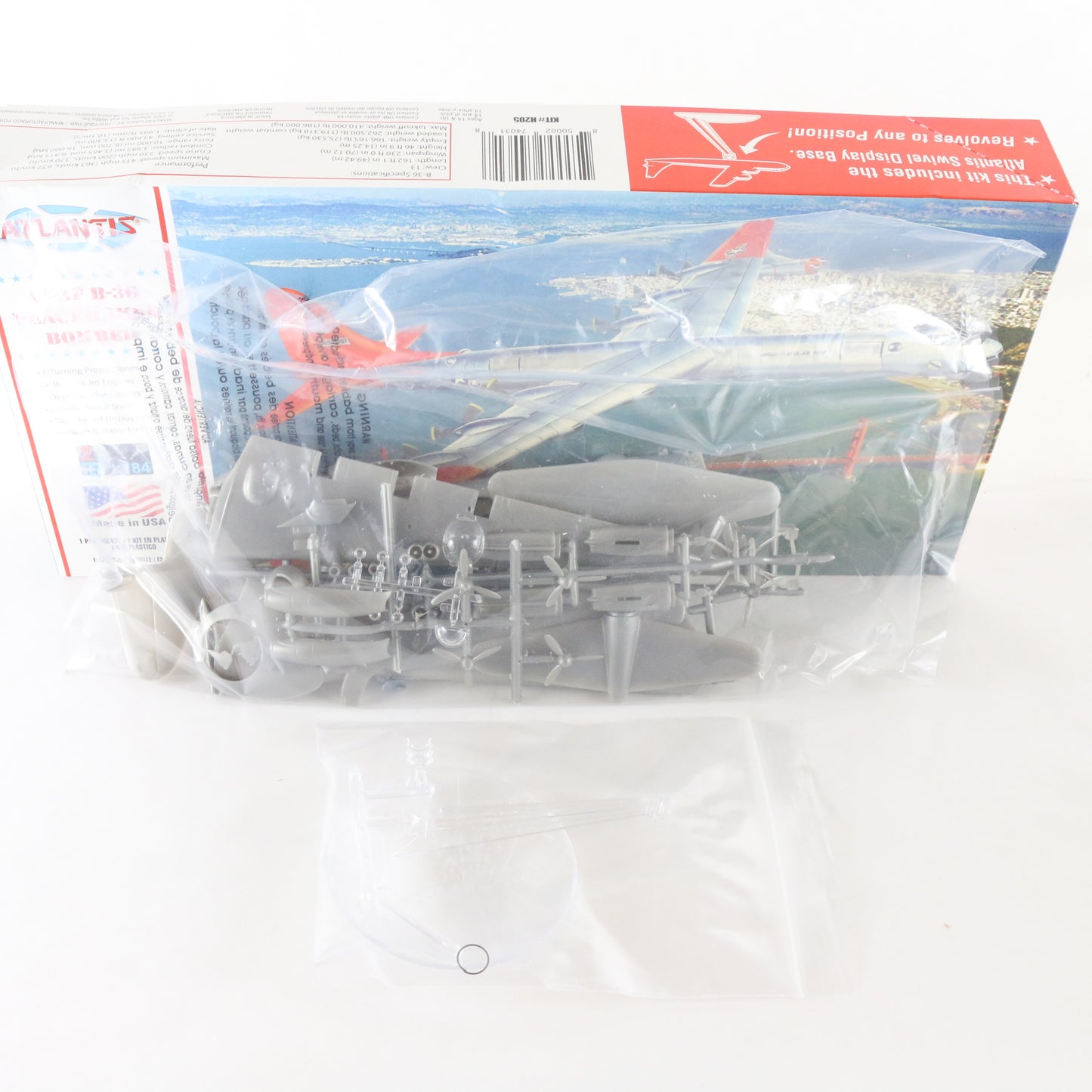 USAF B-36 Peacemaker Bomber Plane Atlantis 1:184 Model Aircraft Kit H205