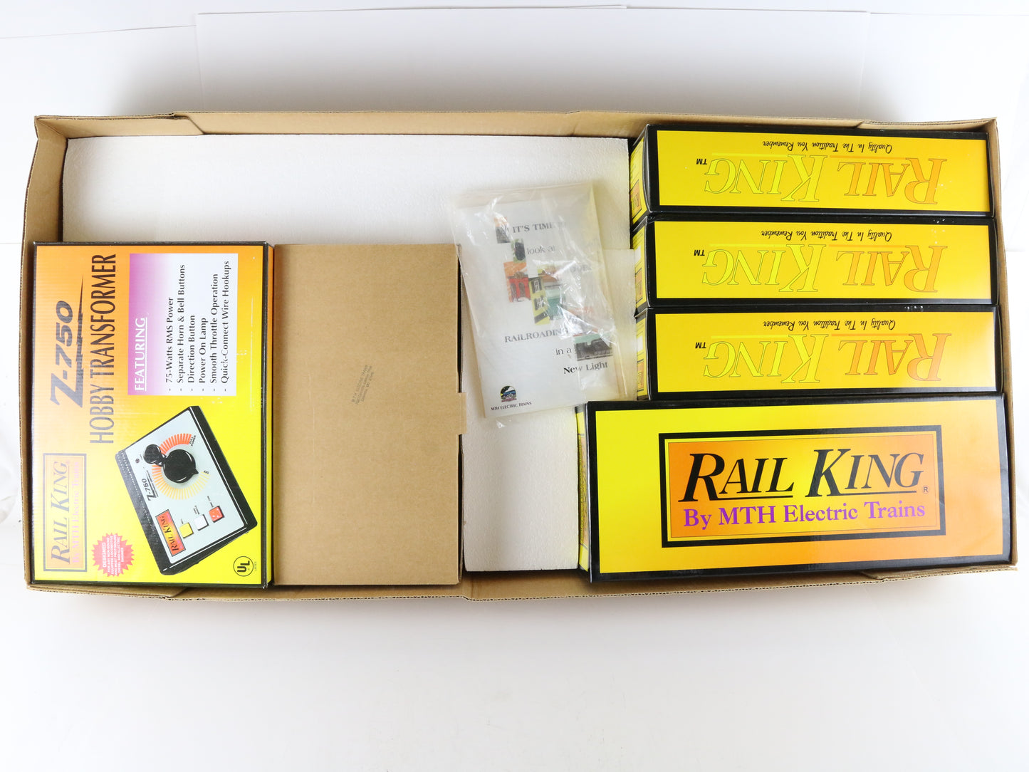 MTH Rail King O 30-4016-0 Chessie System Construction Set No Locomotive AS-IS
