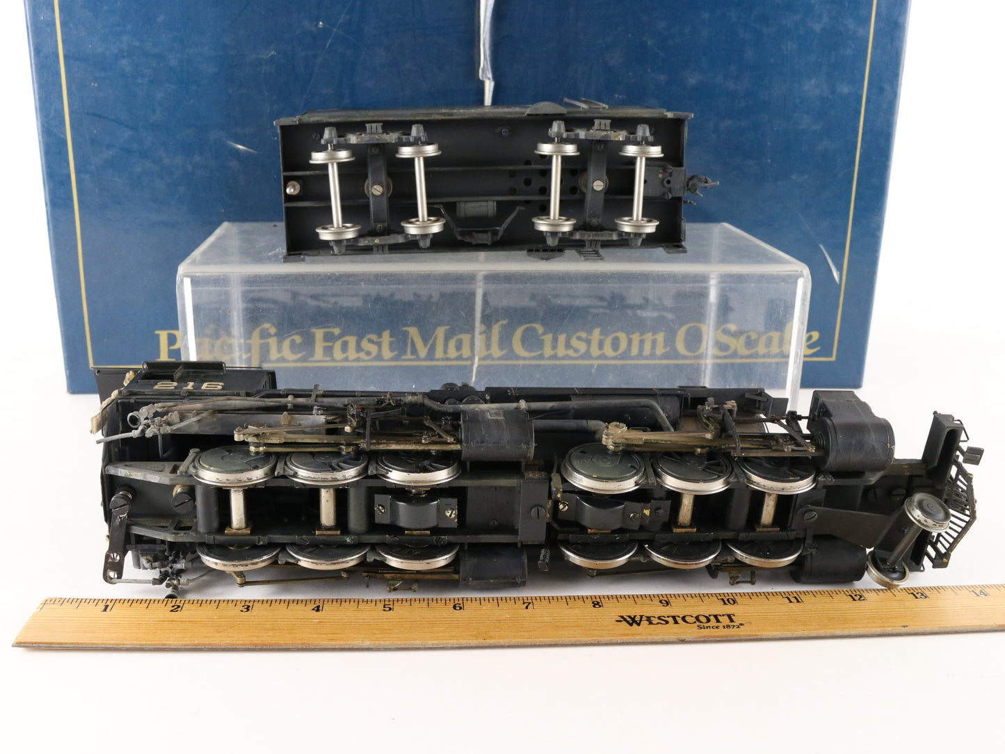 Pacific Fast Mail O Scale Denver Salt Lake 216 2-6-6-0 Brass 2 Rail Steam Loco