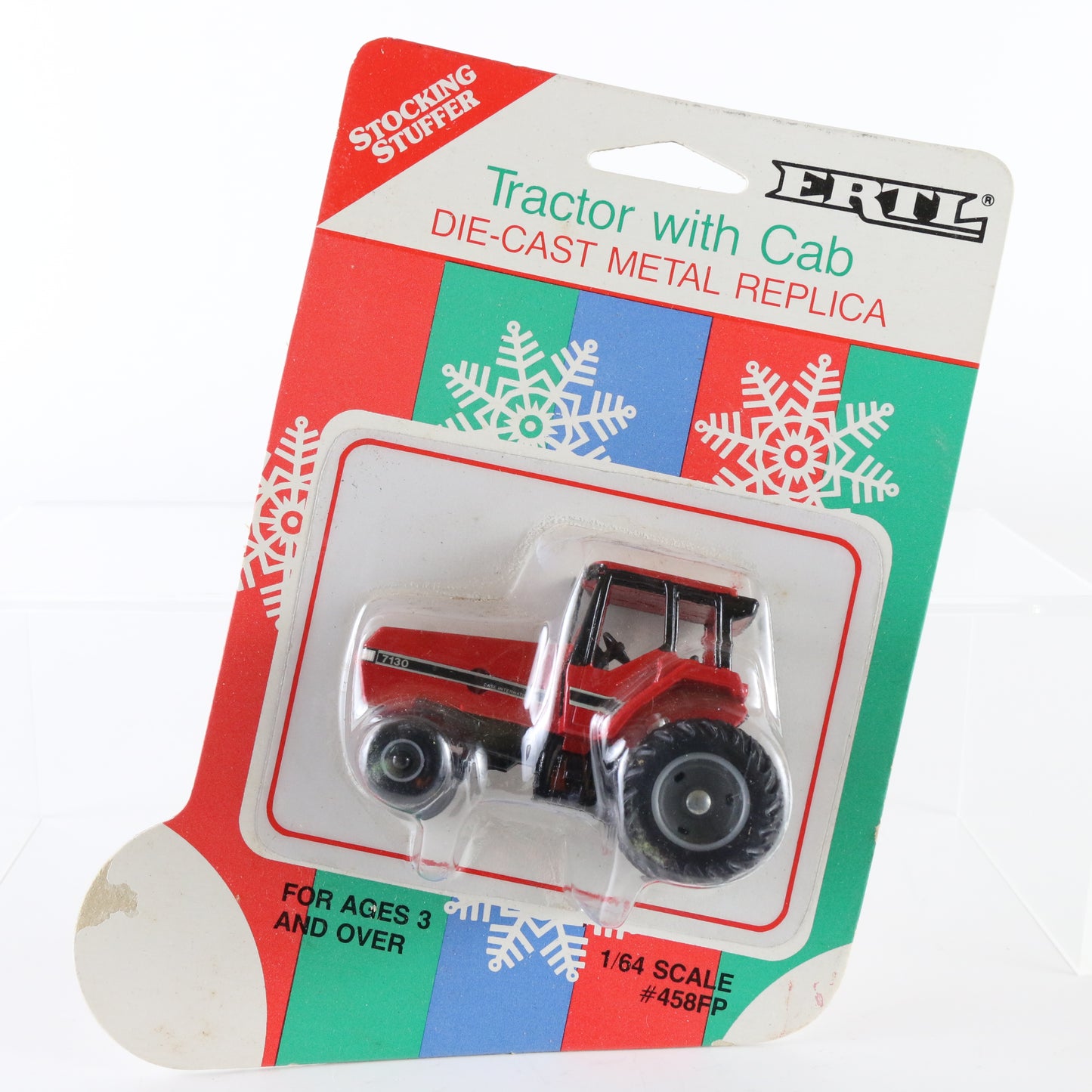 ERTL 1:64 Diecast Case IH 7130 Tractor with Cab (Stocking Stuffer 458FP)