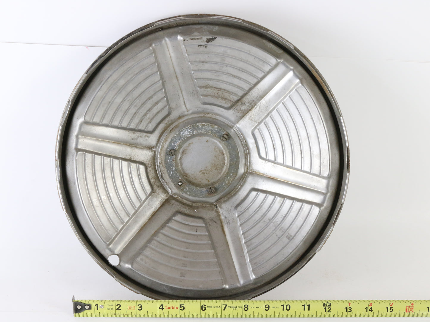 Lot Of 2 Vintage 1965 Ford Mustang Metal Wheel Hubcaps 14"