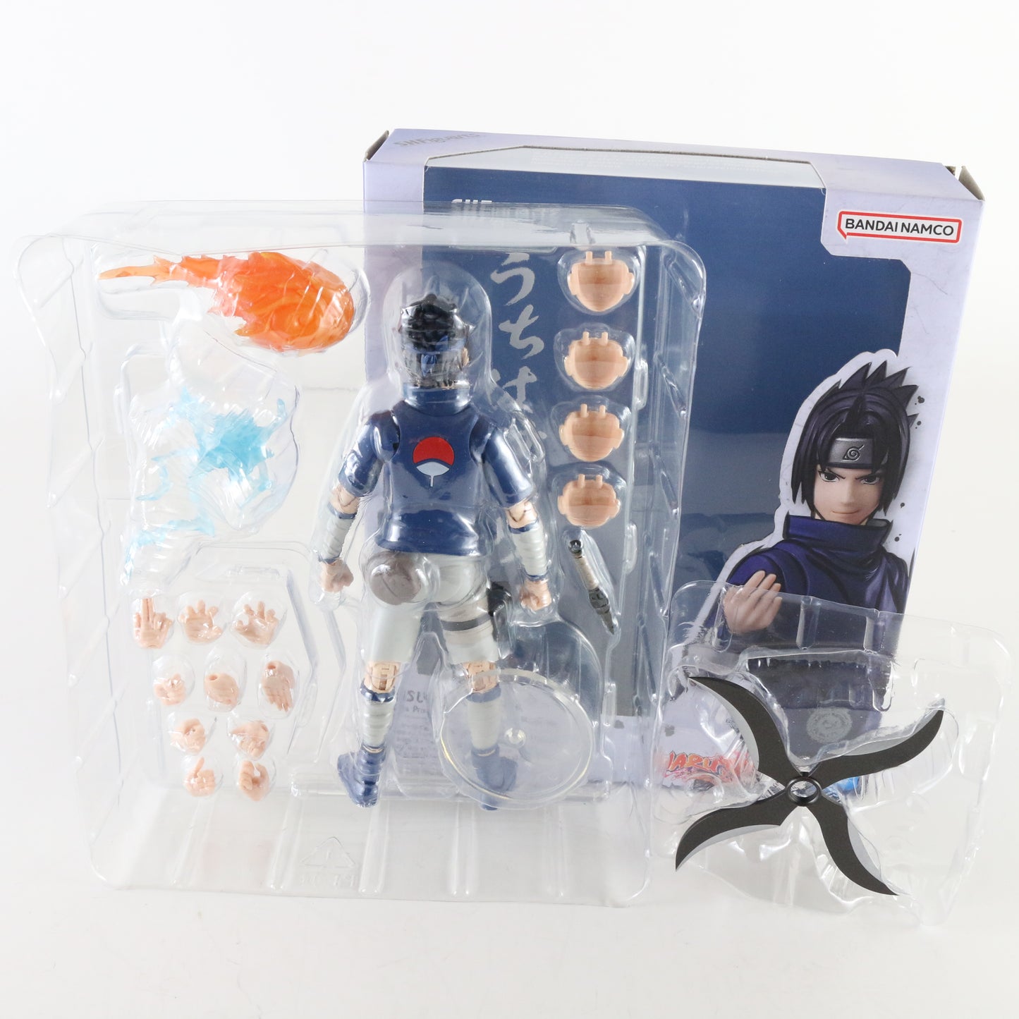 Sasuke Uchiha Ninja Prodigy Naruto SH Figuarts Bandai Tamashii Action Figure (2656290)