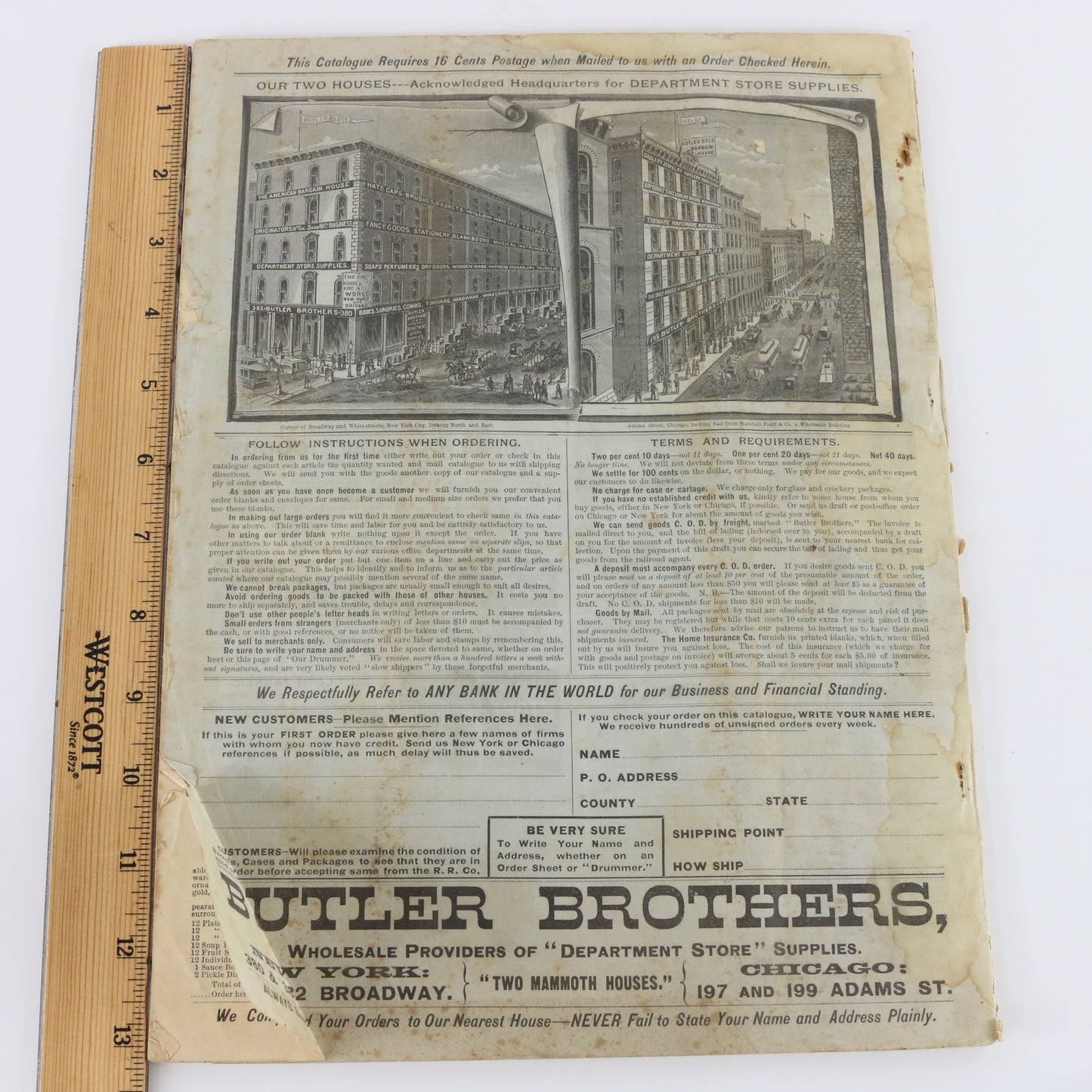 Butler Brothers Our Drummer October 1891 Antique Merchants Catalog