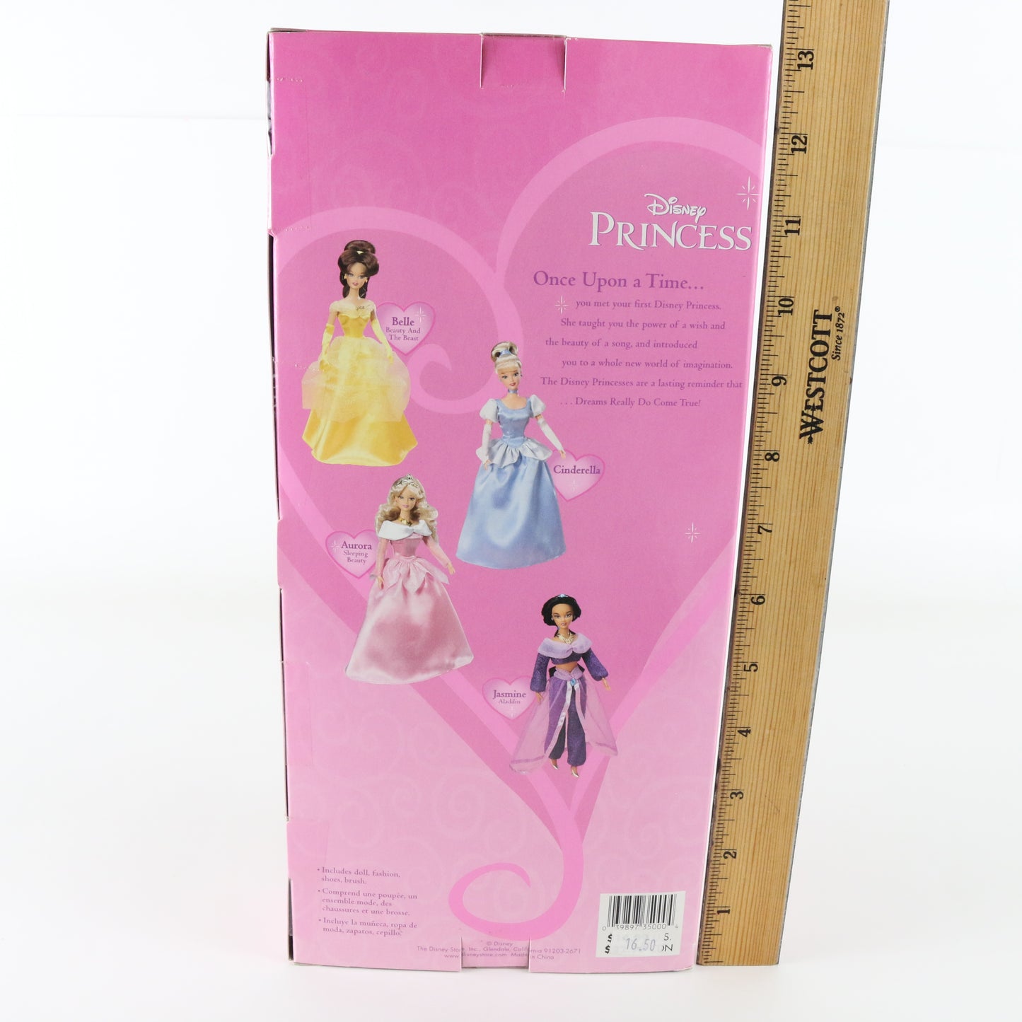 Aurora Sleeping Beauty Princess Disney Store Doll W/ Brush & Slippers