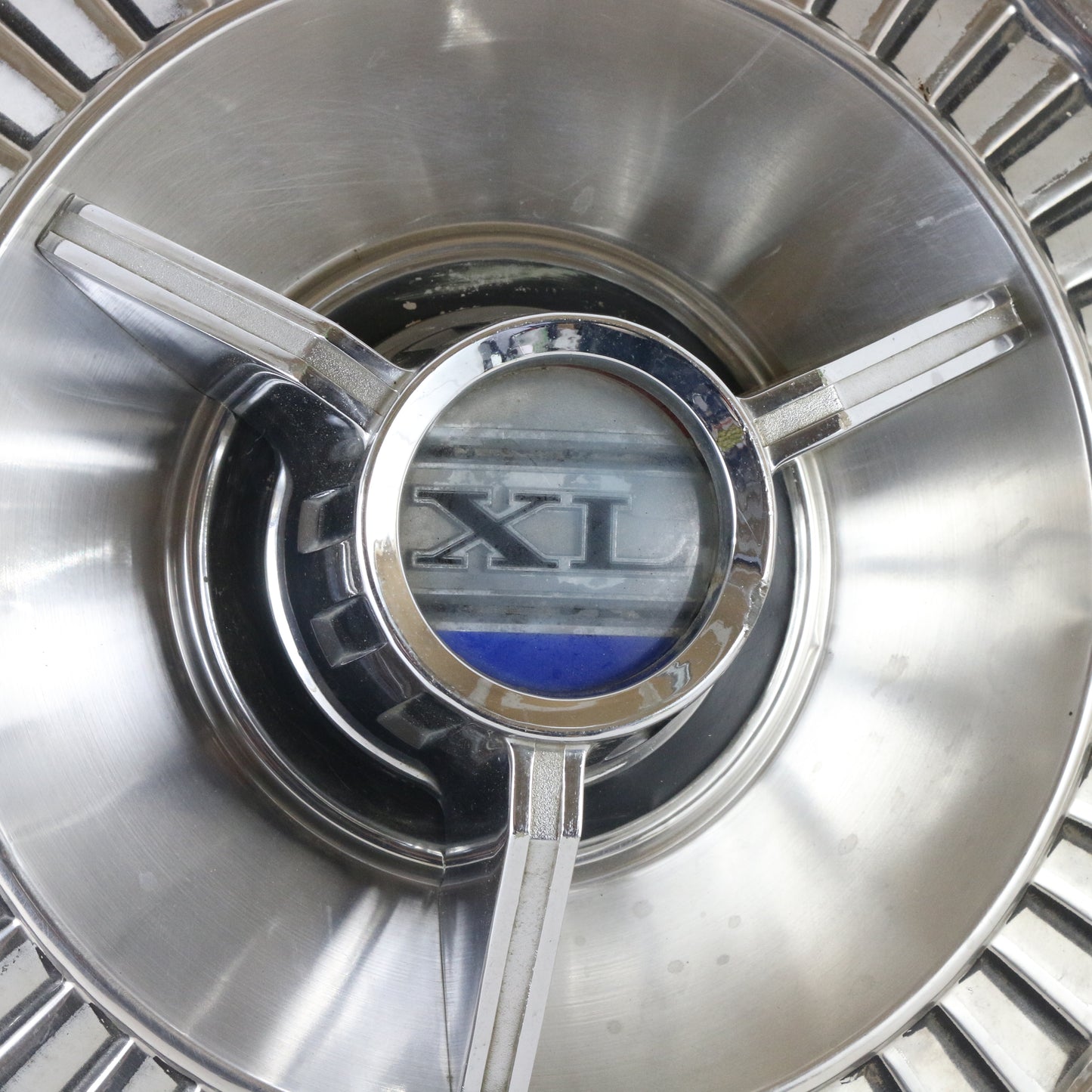 Vintage 1964 Ford Galaxie XL Metal Wheel Hubcap 13.75"