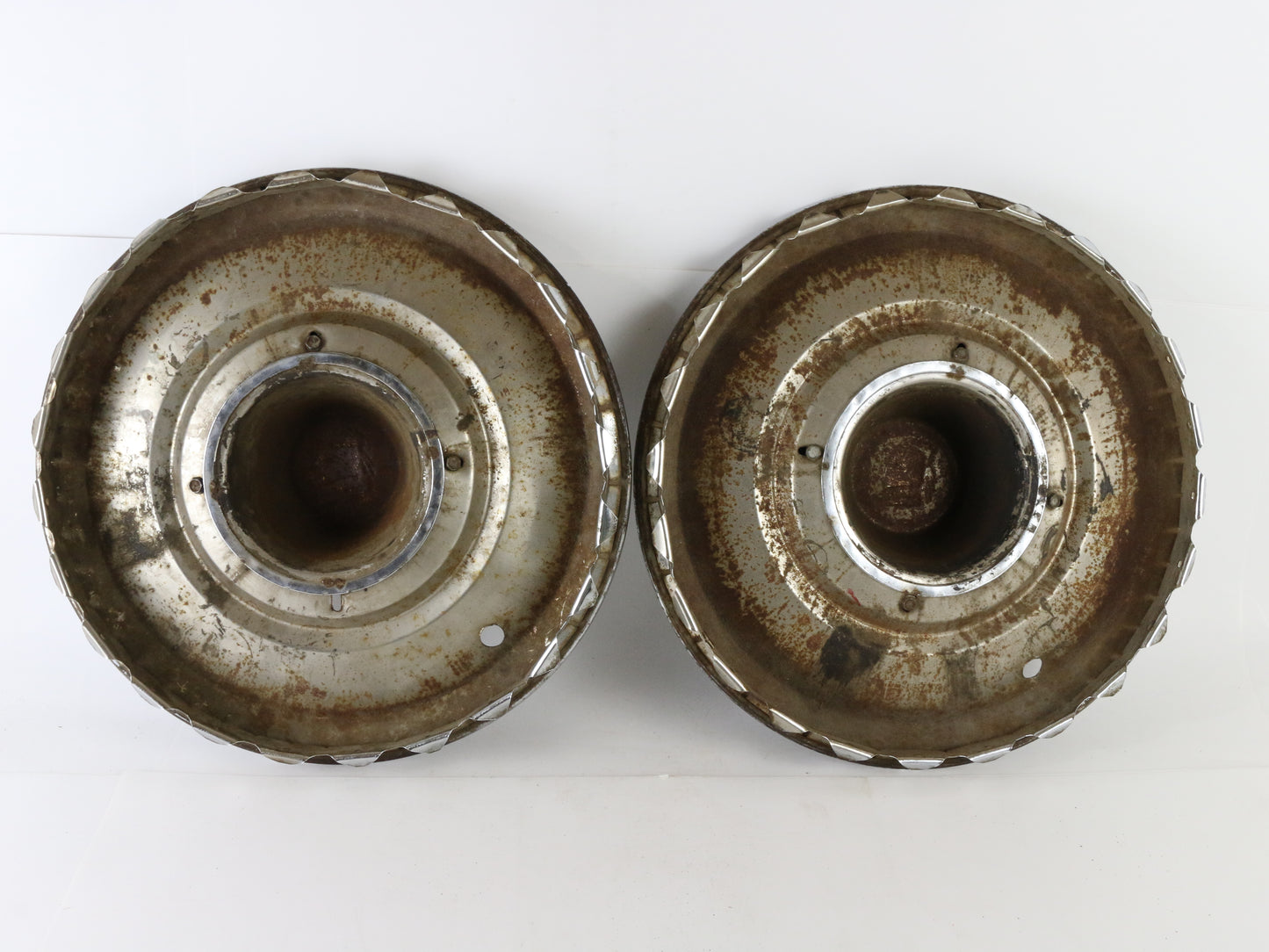 Lot Of 4 Vintage 1950s Dodge Lancer Metal Wheel Hubcaps 14.5"