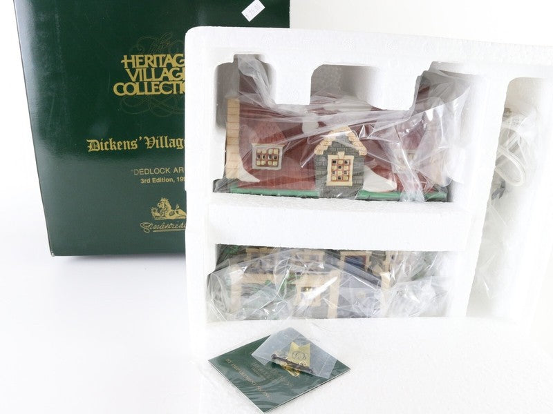 Dept 56 Dickens Village Dedlock Arms 3rd Ed 1994 Christmas Building