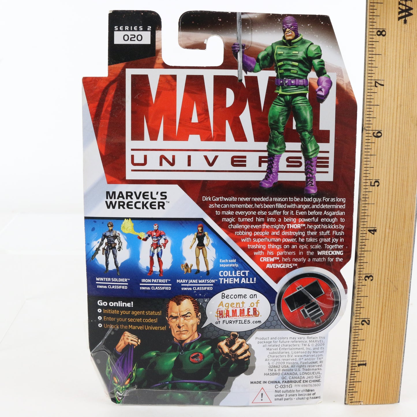 Marvel Universe Series 2 020 Wrecker 3.75" Action Figure Hasbro