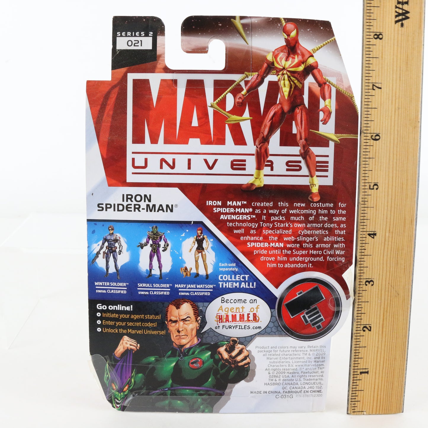 Marvel Universe Series 2 021 Iron Spider-Man 3.75" Action Figure Hasbro
