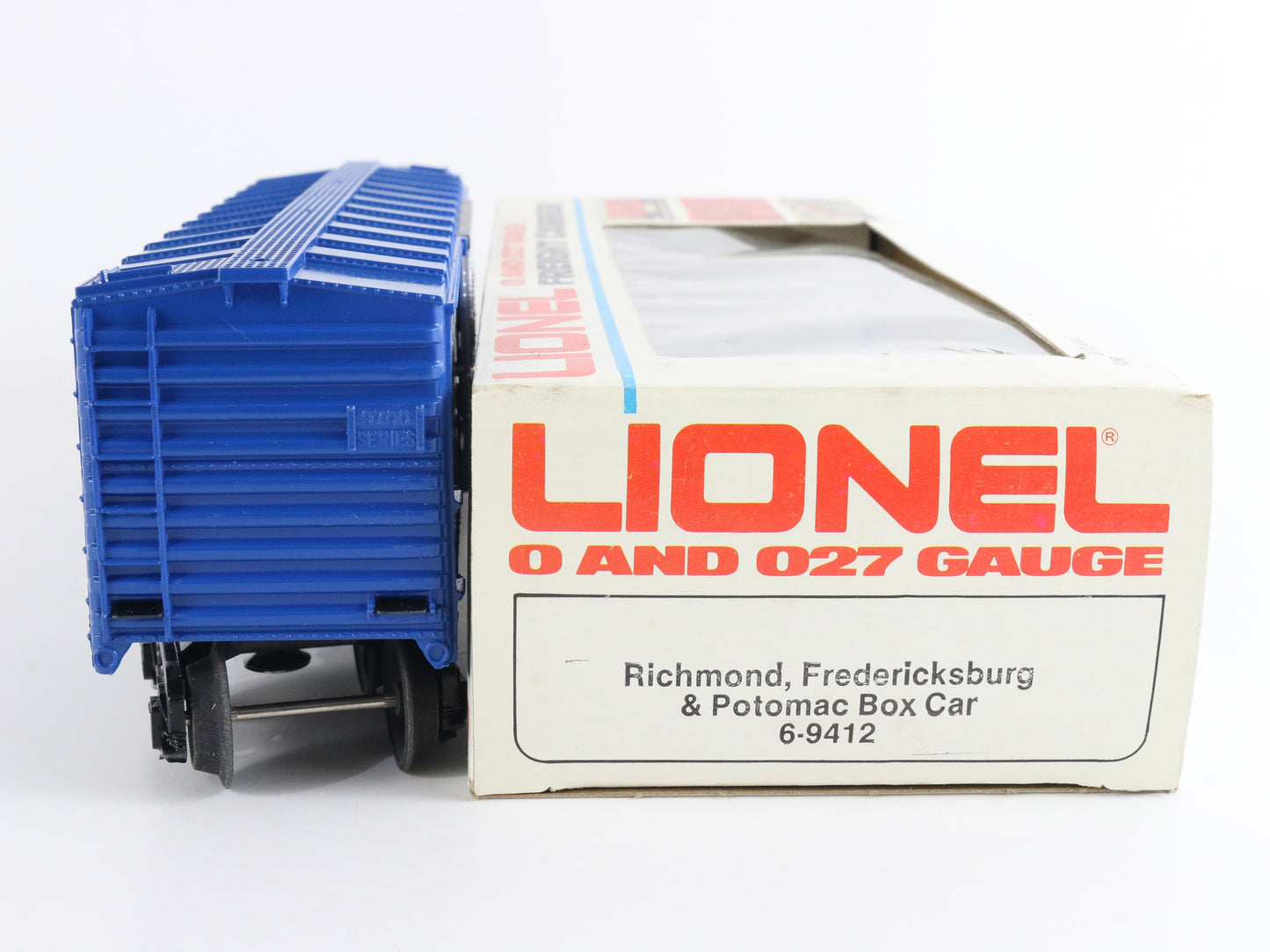 Lionel O 6-9412 Richmond Fredericksburg Potomac RF&P 9412 Box Car iconic Southeastern rail line model boxcar