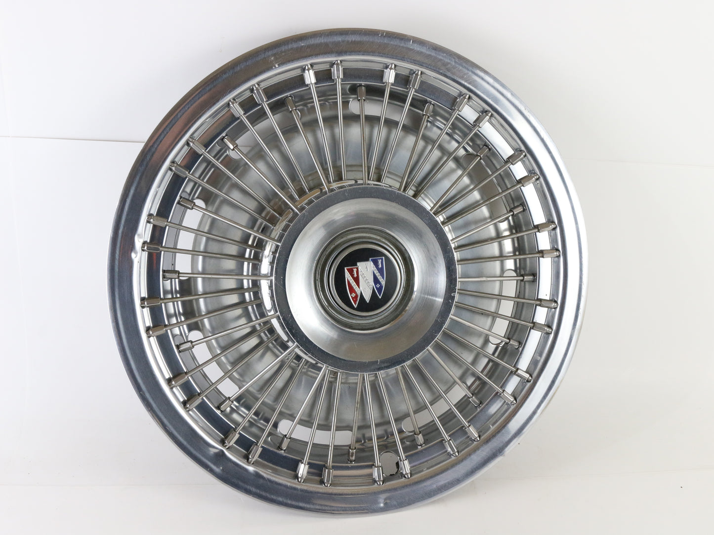 Lot Of 2 Vintage 1970s Buick Wire Metal Wheel Hubcaps 16.5"