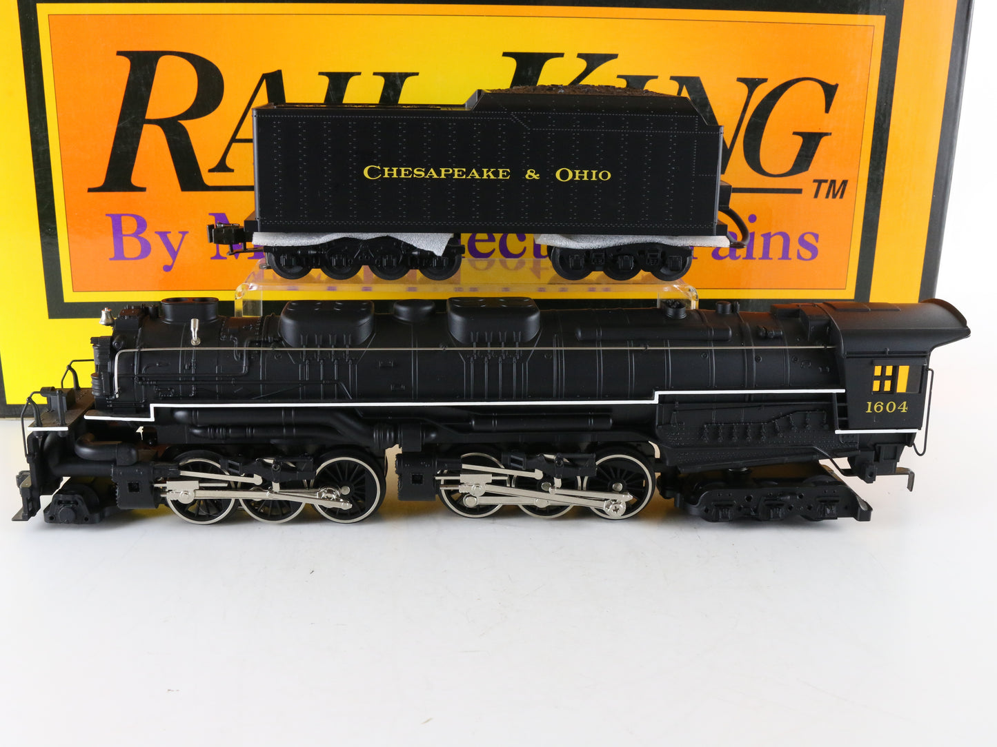 MTH O 20-1117l Chesapeake Ohio Allegheny 2-6-6-6 Articulated Steam Loco #1604