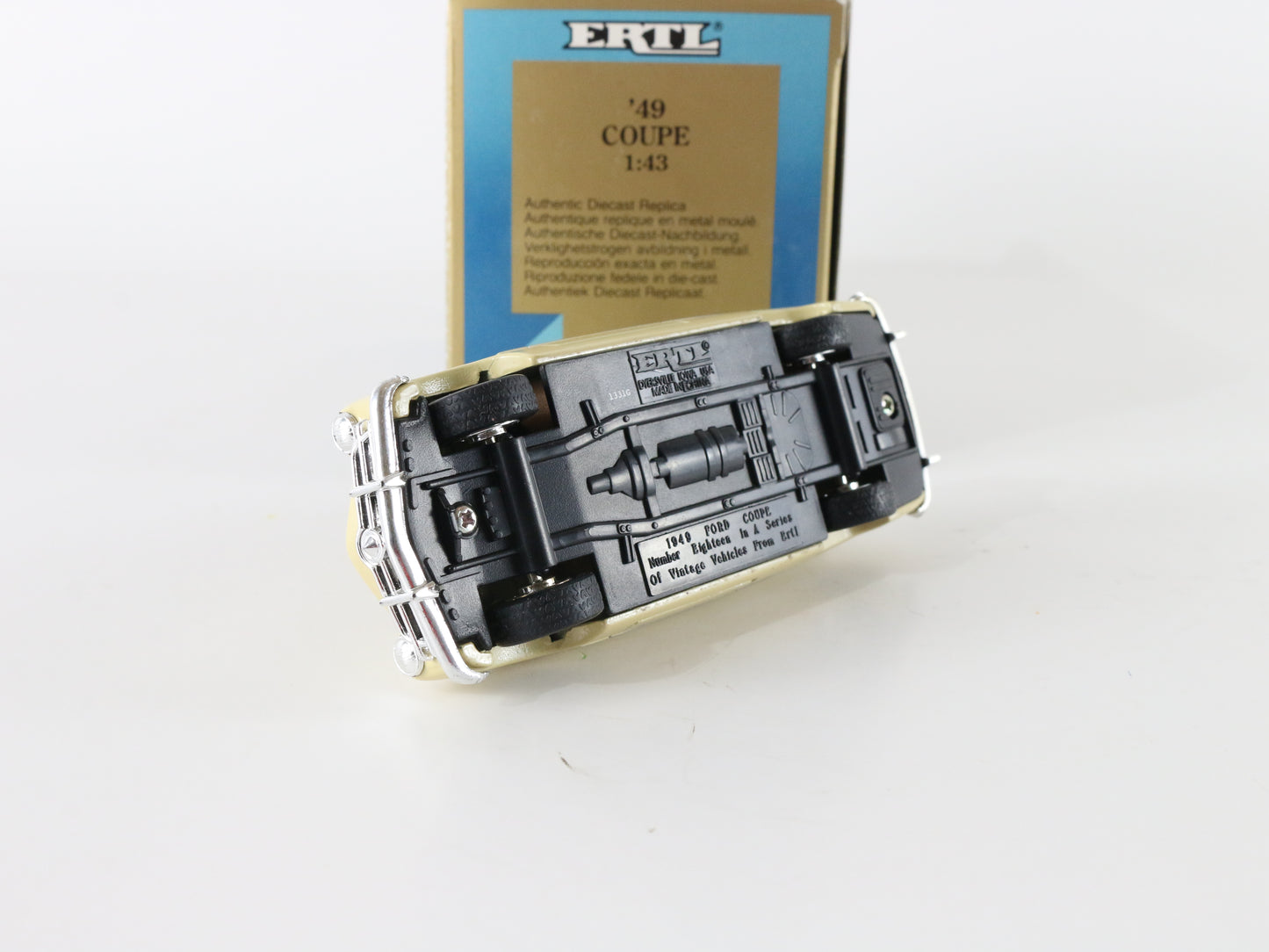 1949 '49 Coupe Tan Ertl 1:43 Metal Model Car 2803