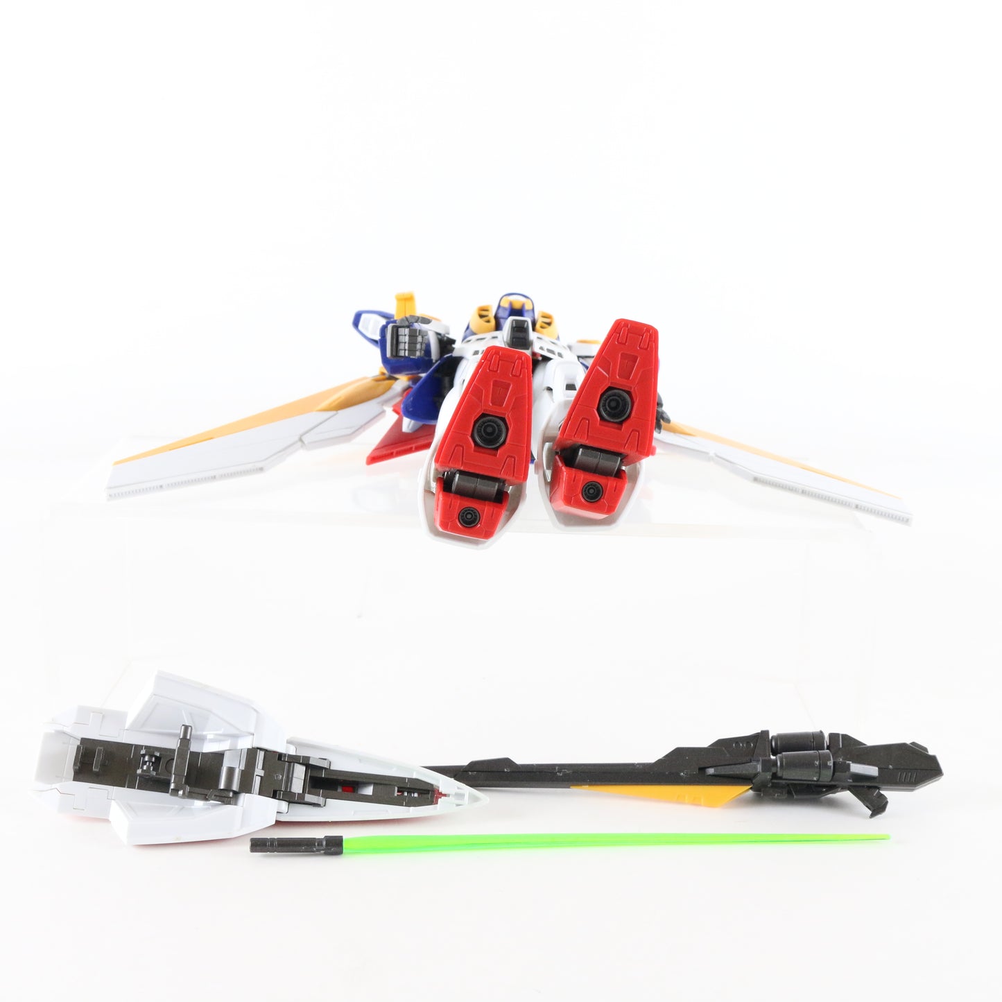 Gundam MG Wing Mobile Suit Bandai 1/100 Built Model Figure W/ Accessories