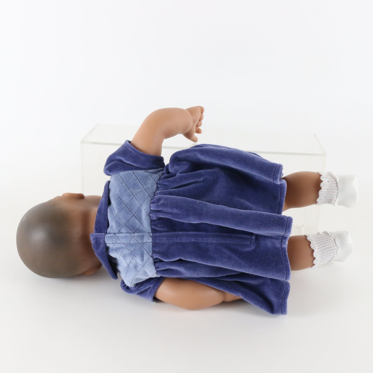 Pleasant Company 14 American Girl Large 15" Vinyl Doll Blue Dress