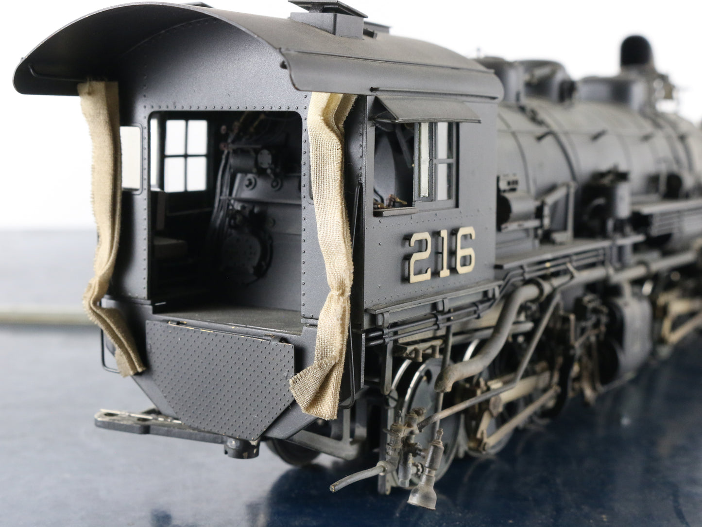 Pacific Fast Mail O Scale Denver Salt Lake 216 2-6-6-0 Brass 2 Rail Steam Loco