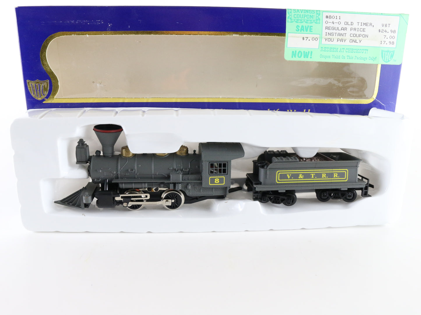 IHC HO Virginia Truckee V&TRR 8 0-4-0 Steam Locomotive