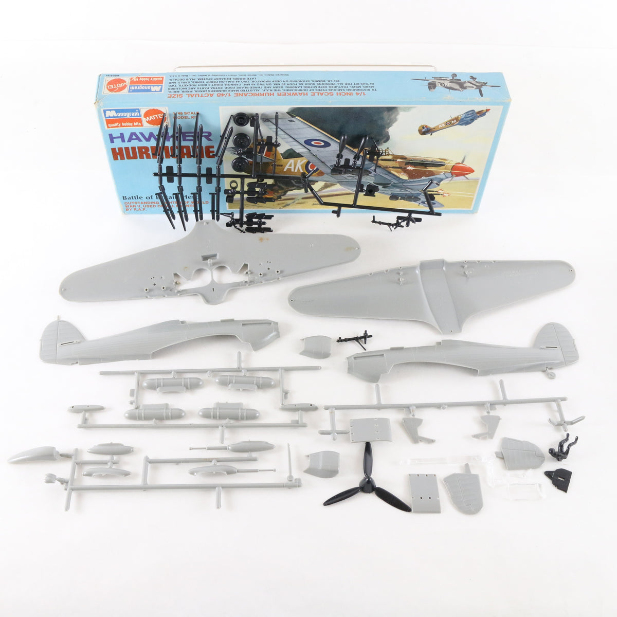 Hawker Hurricane British Fighter Plane Monogram 1:48 Model Aircraft Kit 6802