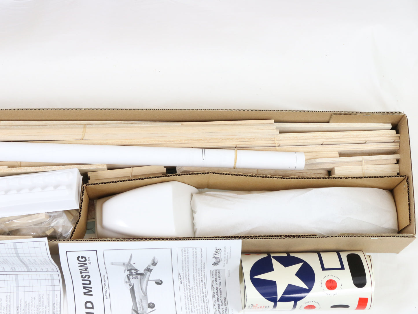 Great Planes P-51d Mustang Warbird 57" Wingspan Wood RC Kit