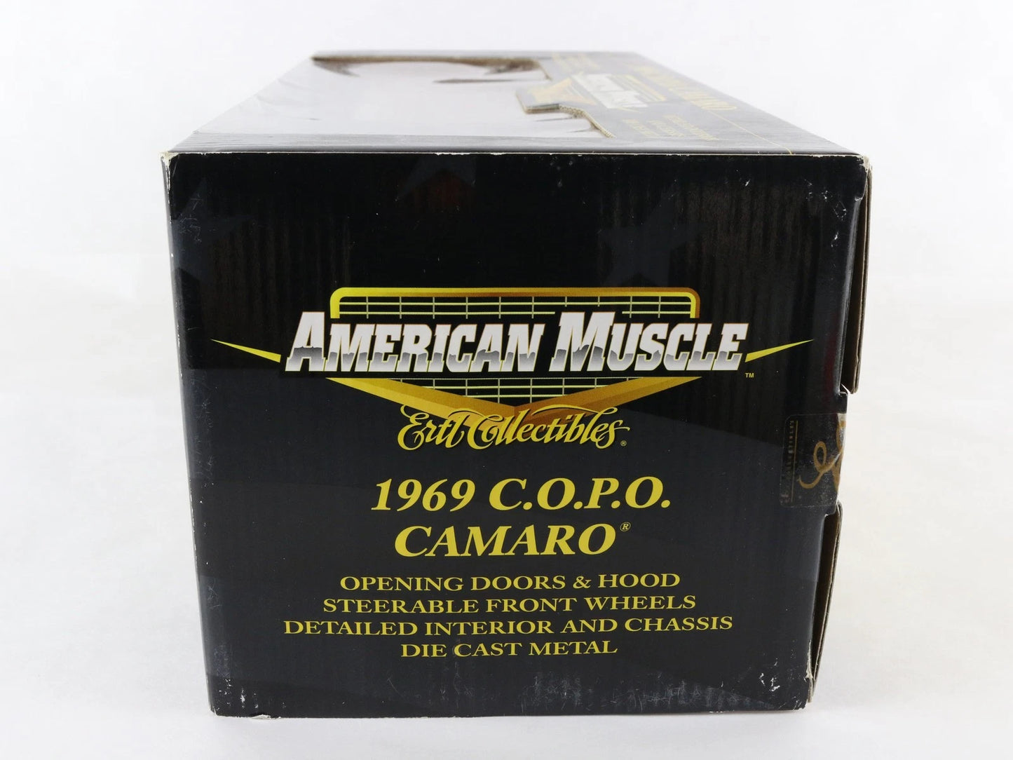 1969 Chevy Camaro COPO Silver American Muscle 10 Year ERTL 1:18 Diecast 36673