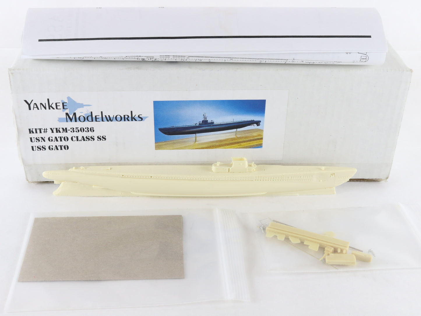 USS Gato USN Class SS Yankee Modelworks 1:350 YKM-35036 Resin Kit