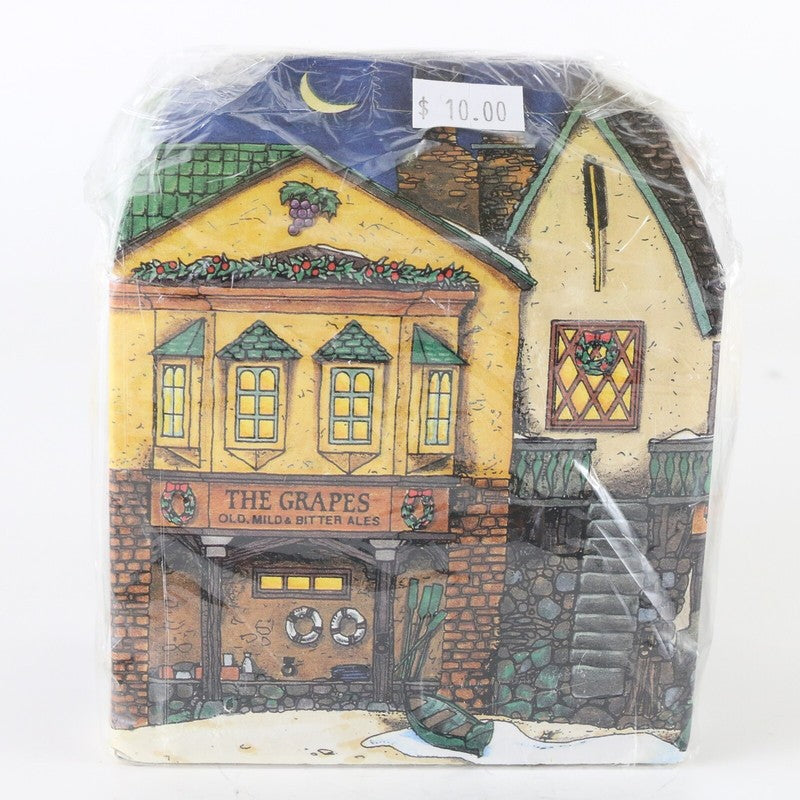 Dept 56 Charles Dickens Heritage Grapes Inn 1996 Collectors Christmas Ornament