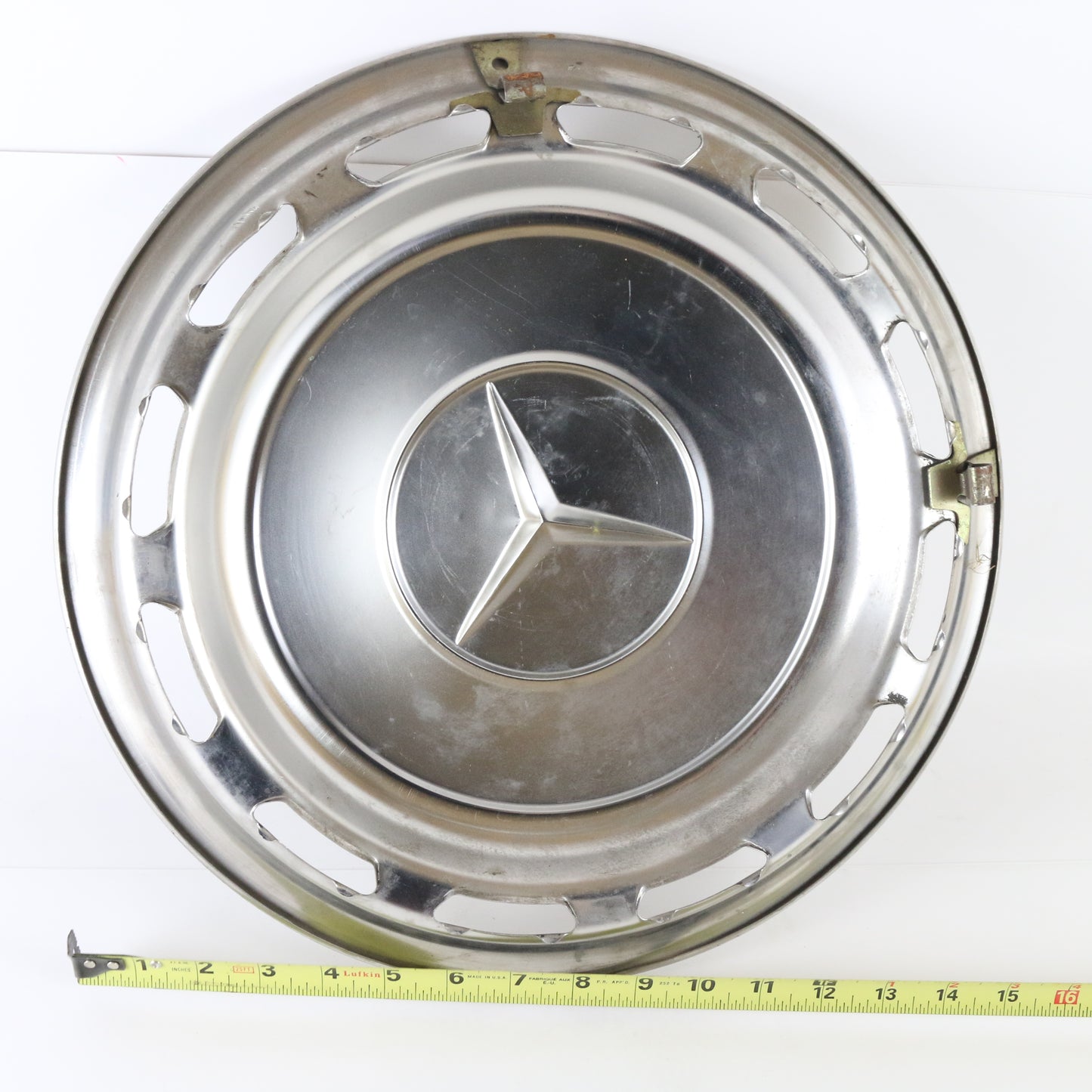 Mercedes Benz Aluminum Metal Wheel Hubcap 15.25"