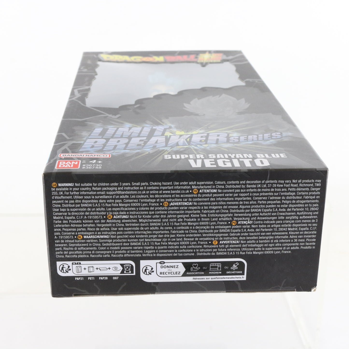 Bandai Namco Dragon Ball Super Limit Breaker Super Saiyan Blue Vegito 36748
