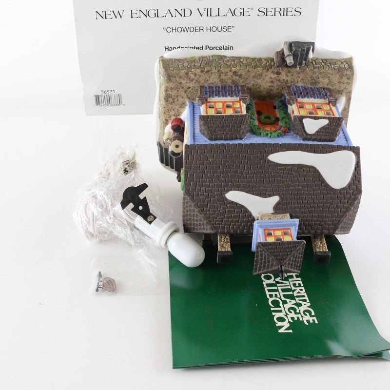 Dept 56 New England Heritage Village Chowder House Christmas 56571