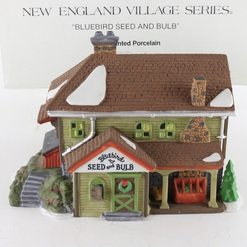 Dept 56 New England Heritage Village Bluebird Seed & Bulb Christmas 5642-1