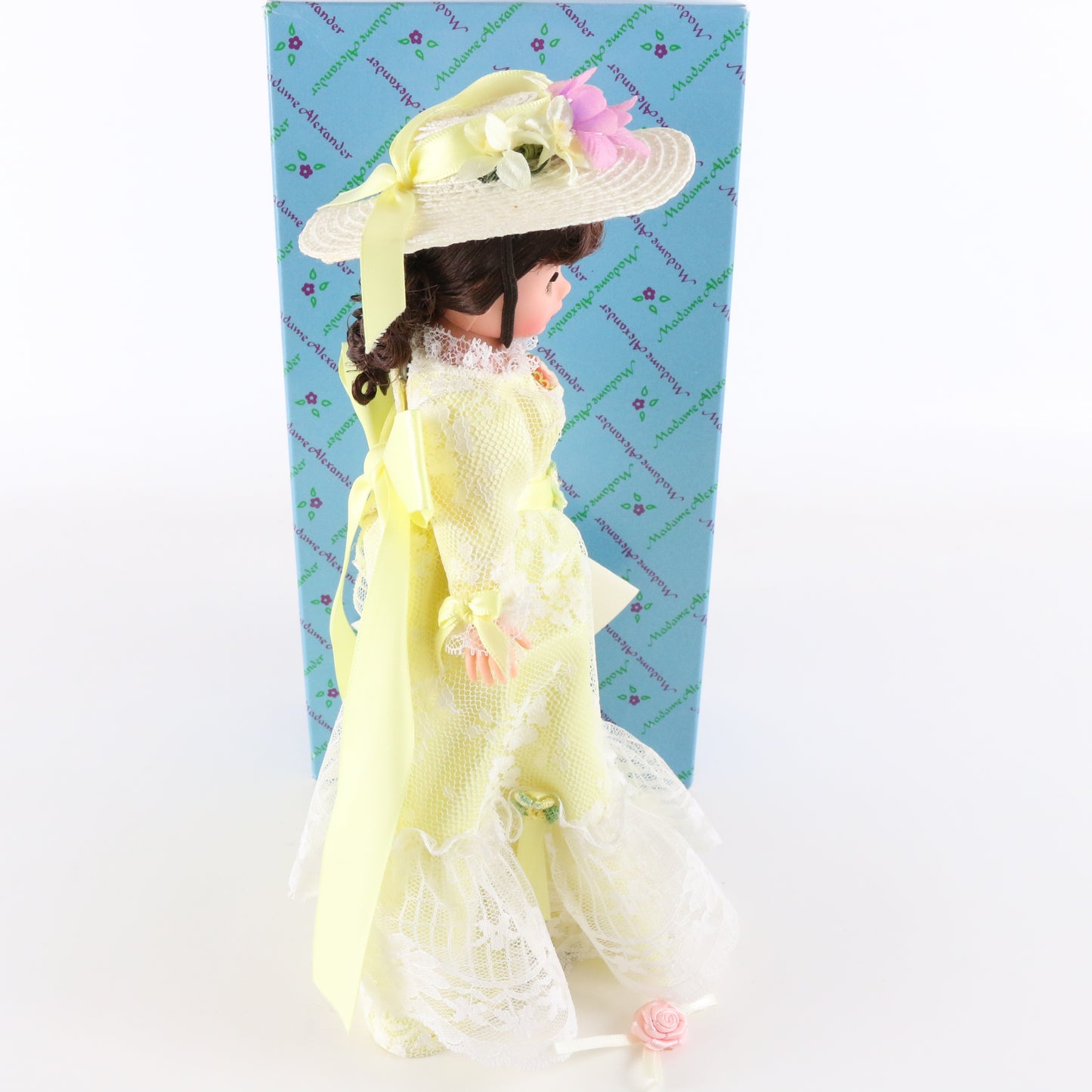 Daisy Madame Alexander Hsn Yellow Dress Brown Hair & Eyes Girl Doll 9" 1110