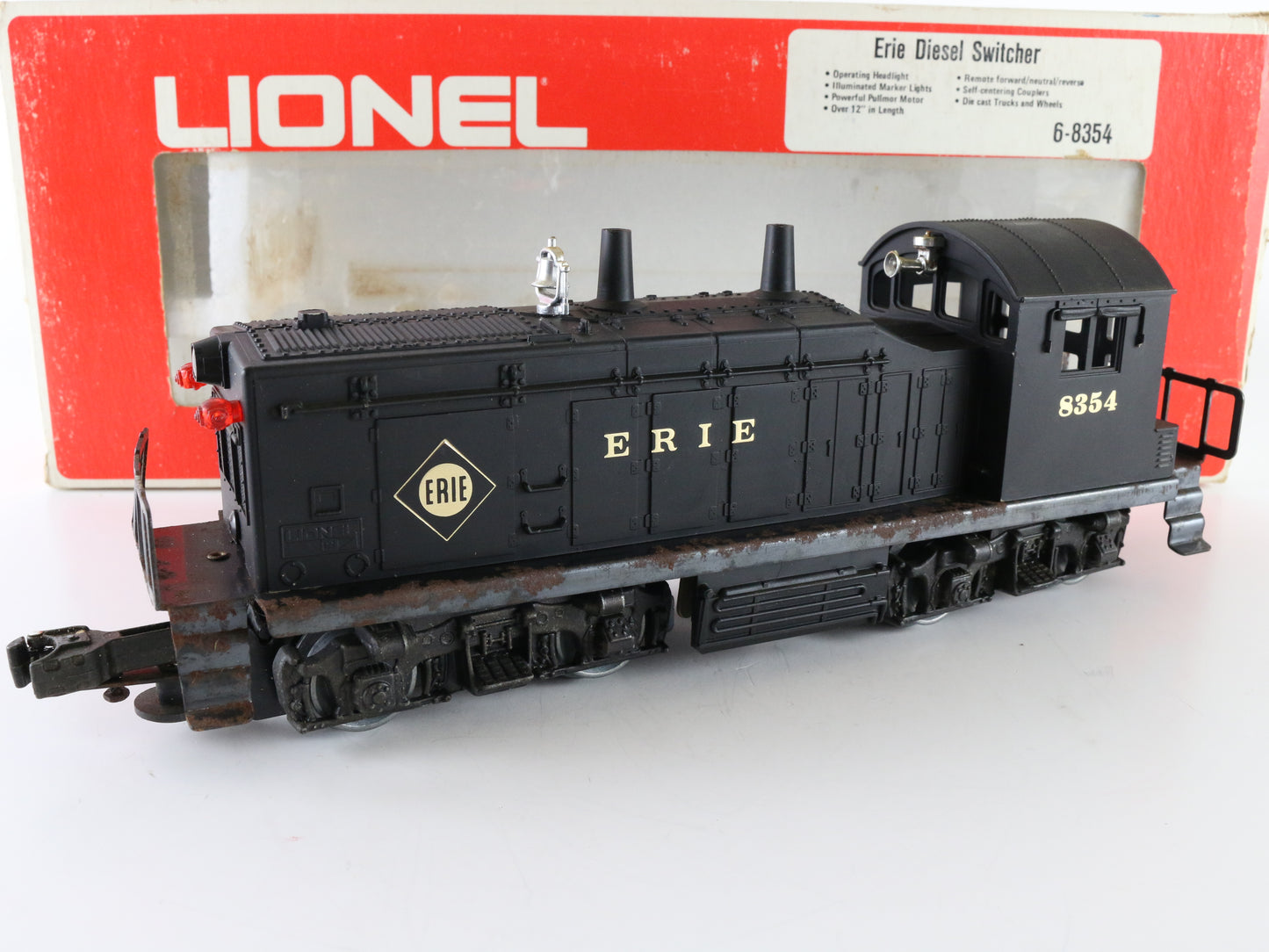 Lionel O Erie 8354 Black Switcher Diesel Locomotive