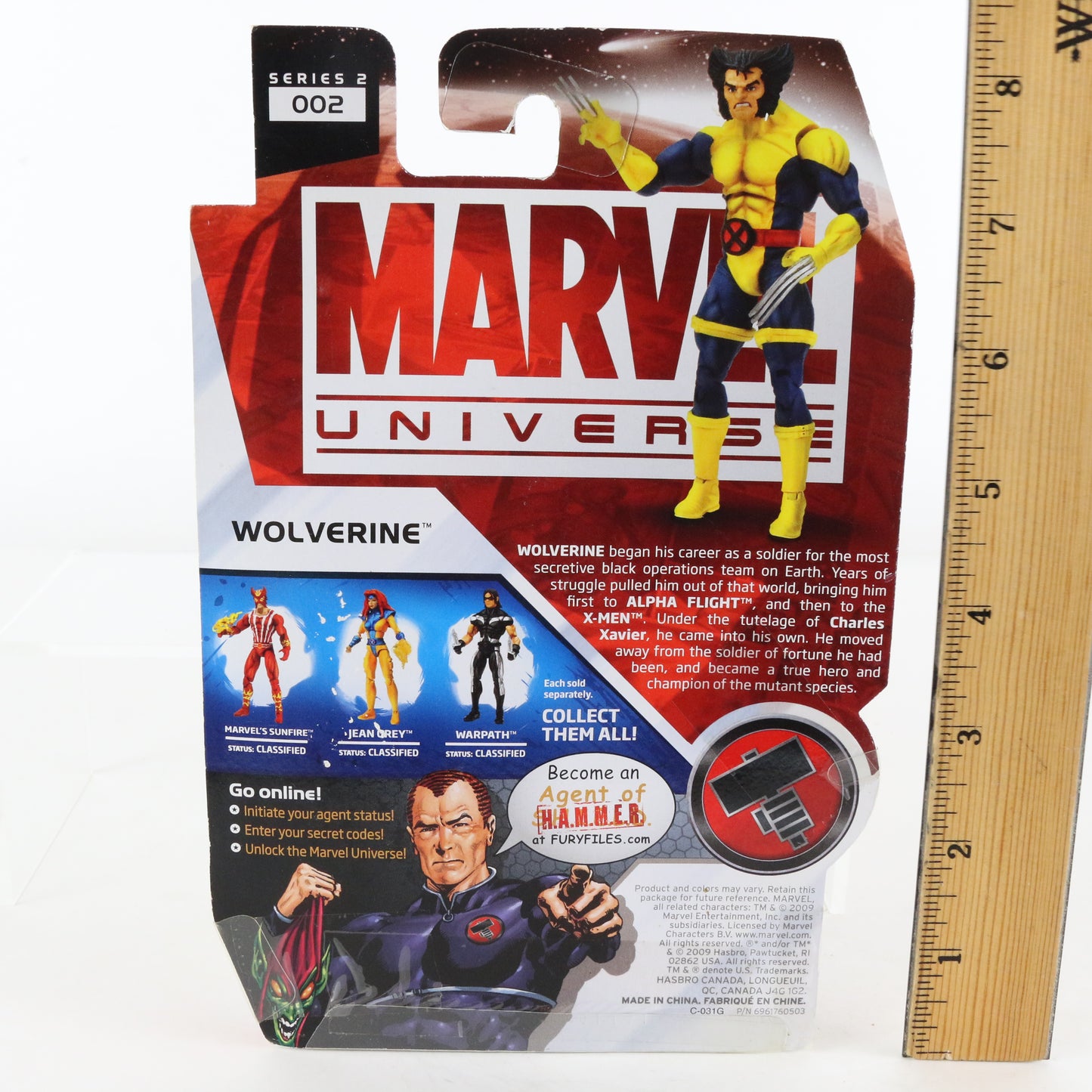 Marvel Universe Series 2 002 Wolverine 3.75" Action Figure Hasbro