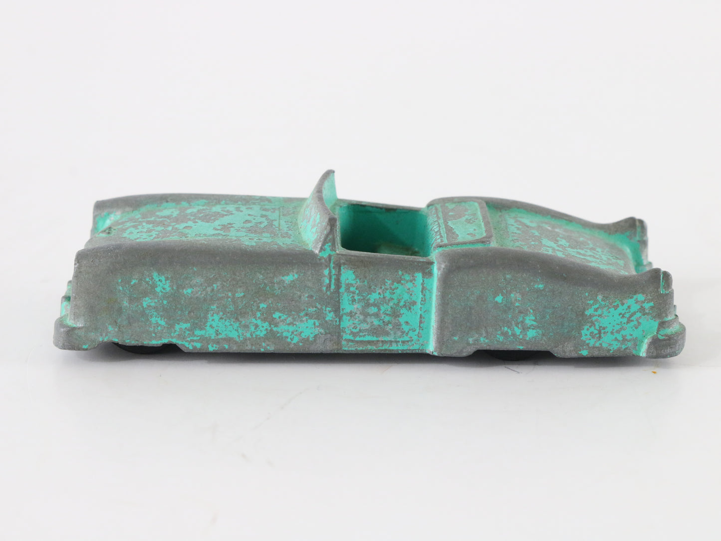 Vintage Cadillac Convertible Green Midgetoy Metal Car 3.5"