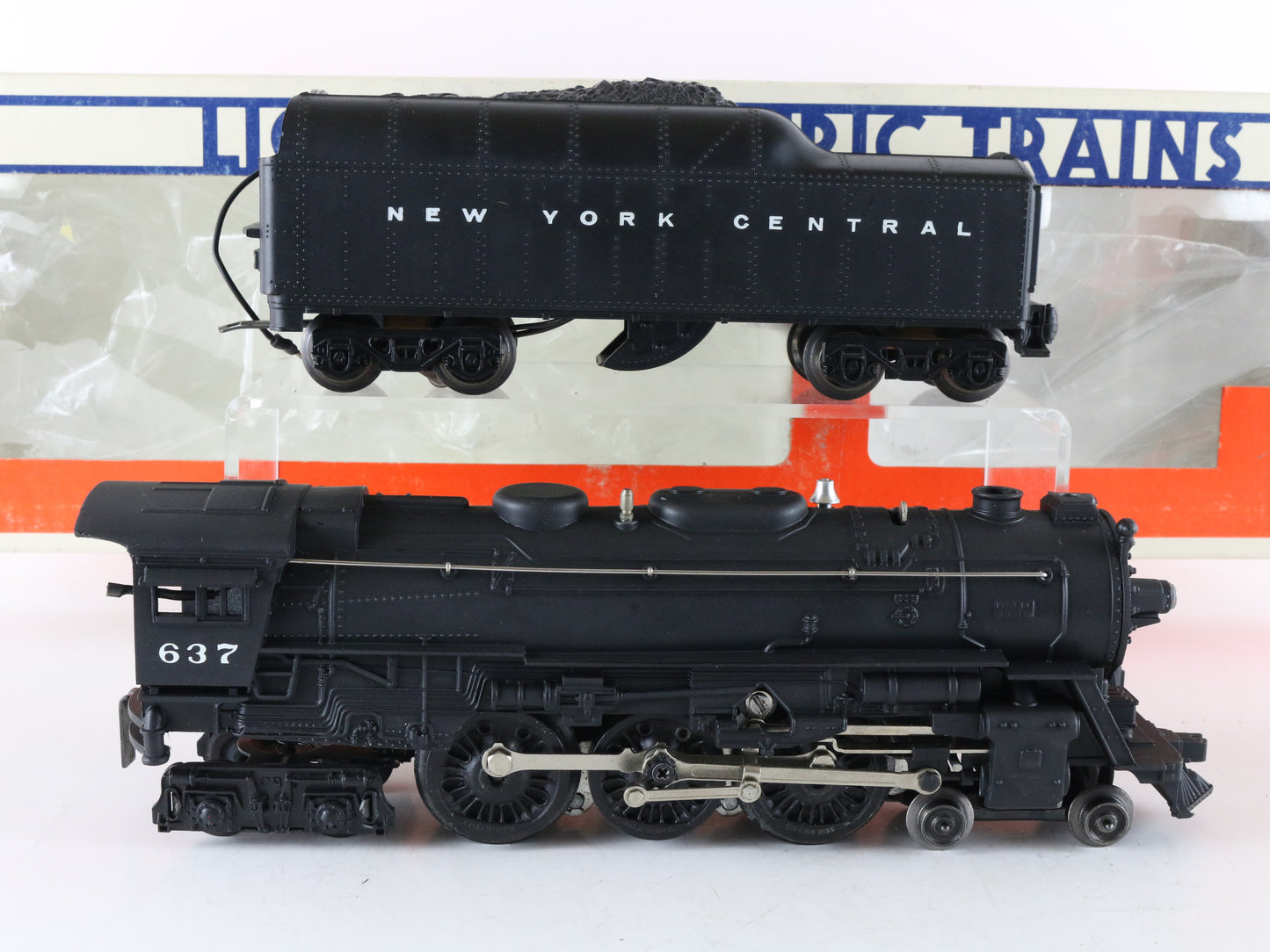 Lionel Postwar O New York Central NYC #637 4-6-4 Steam Locomotive WRONG BOX