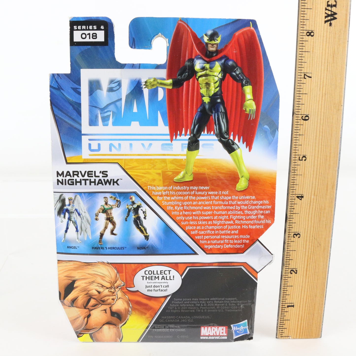 Nighthawk Marvel Universe Series 4 018 3.75" Action Figure Hasbro