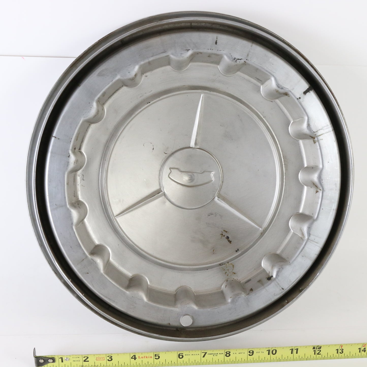 Lot Of 2 1957 Chevrolet Bel Air Metal Wheel Hubcap 14.5"