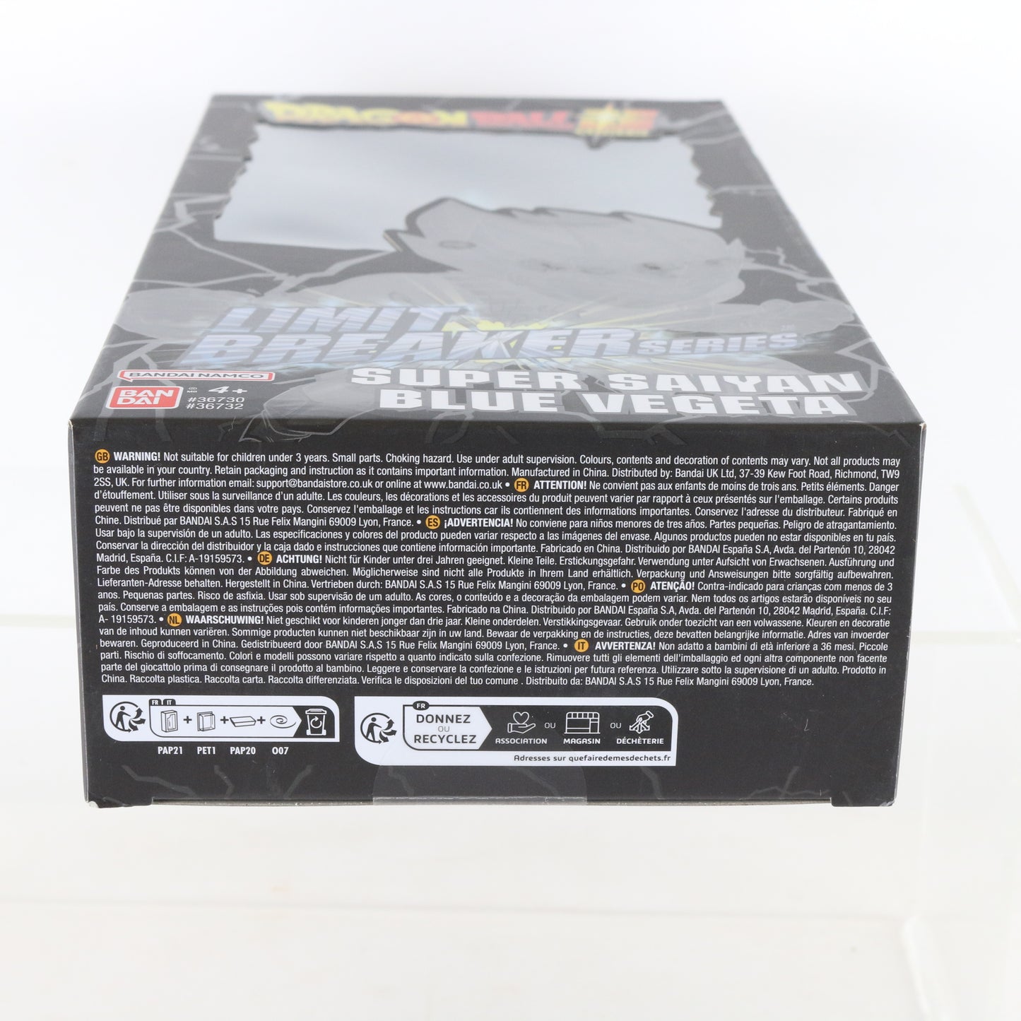 Bandai Namco Dragon Ball Super Limit Breaker Super Saiyan Blue Vegeta 36732