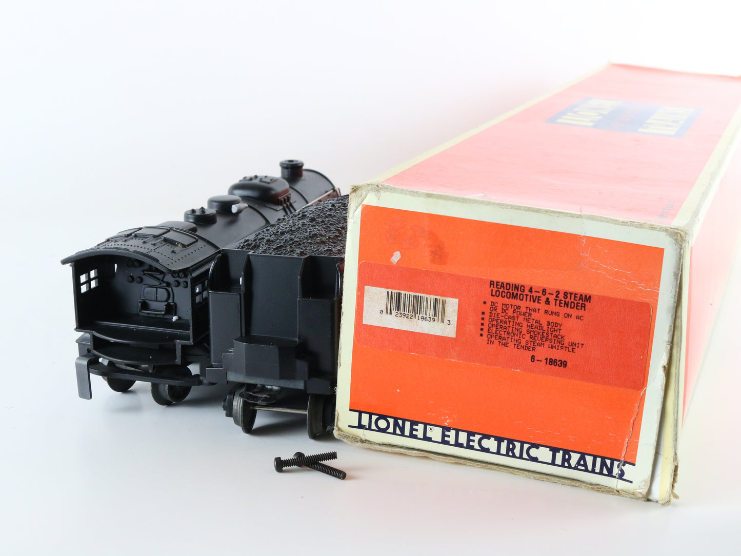 Lionel O 6-18639 Reading 4-6-2 Steam Locomotive & Tender