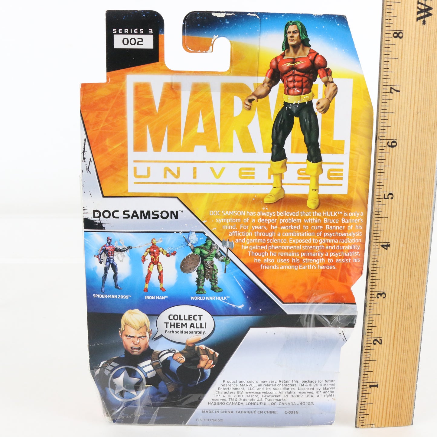 Marvel Universe Doc Samson 3.75" Action Figure Series 3 002 Hasbro
