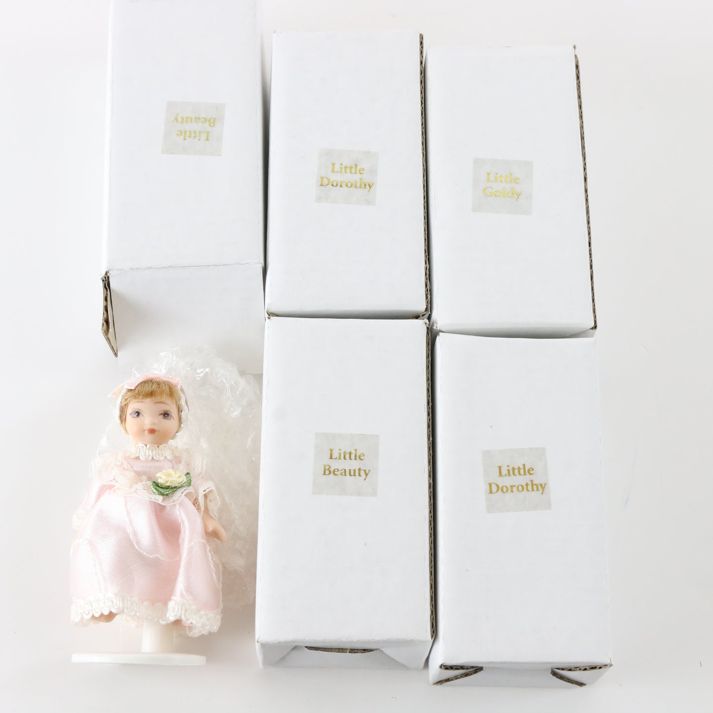 Lot Of 16 Storytime Kids Repunzy Peep Tinker Cindy Beauty & More Porcelain Dolls