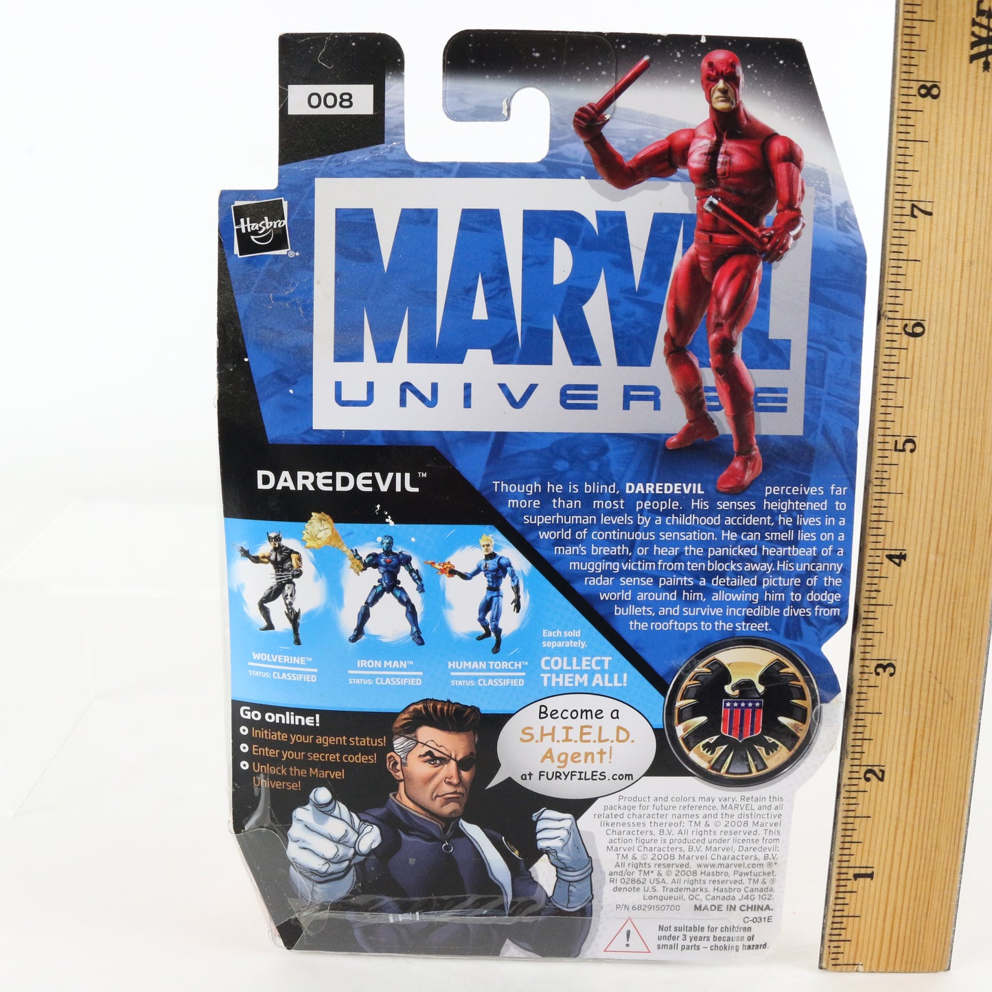 Marvel Universe 008 Daredevil 3.75" Action Figure Hasbro