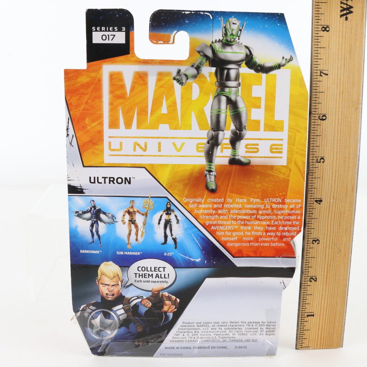 Marvel Universe Series 3 017 Ultron 3.75" Action Figure Hasbro