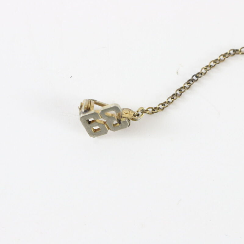 Vintage High School Pin, Sweetheart Pin 1939 MLS Metal Shield Pin 1.75"