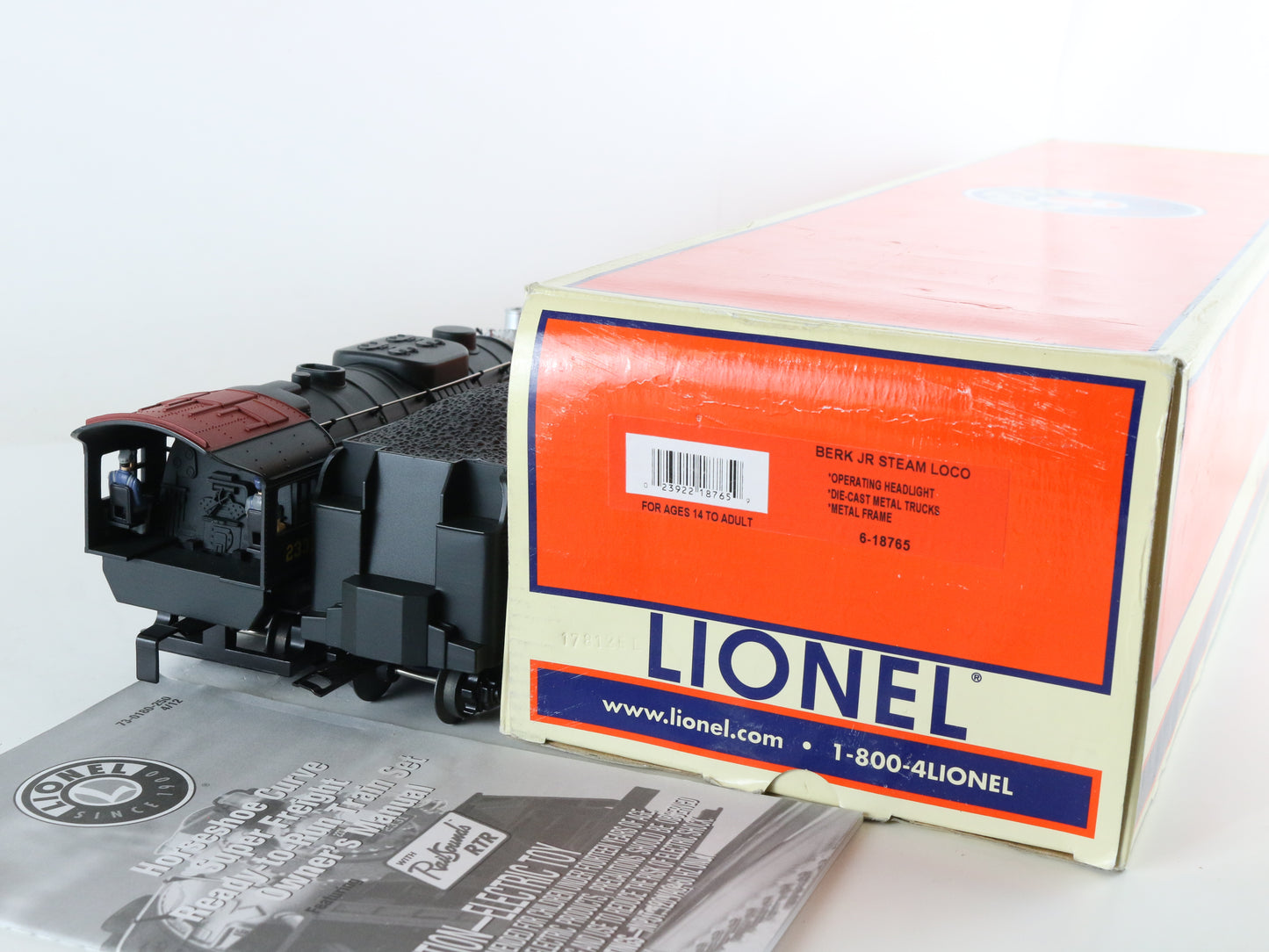 Lionel O 6-18765 Pennsylvania PRR 2331 Berkshire Jr Steam Loco & Tender