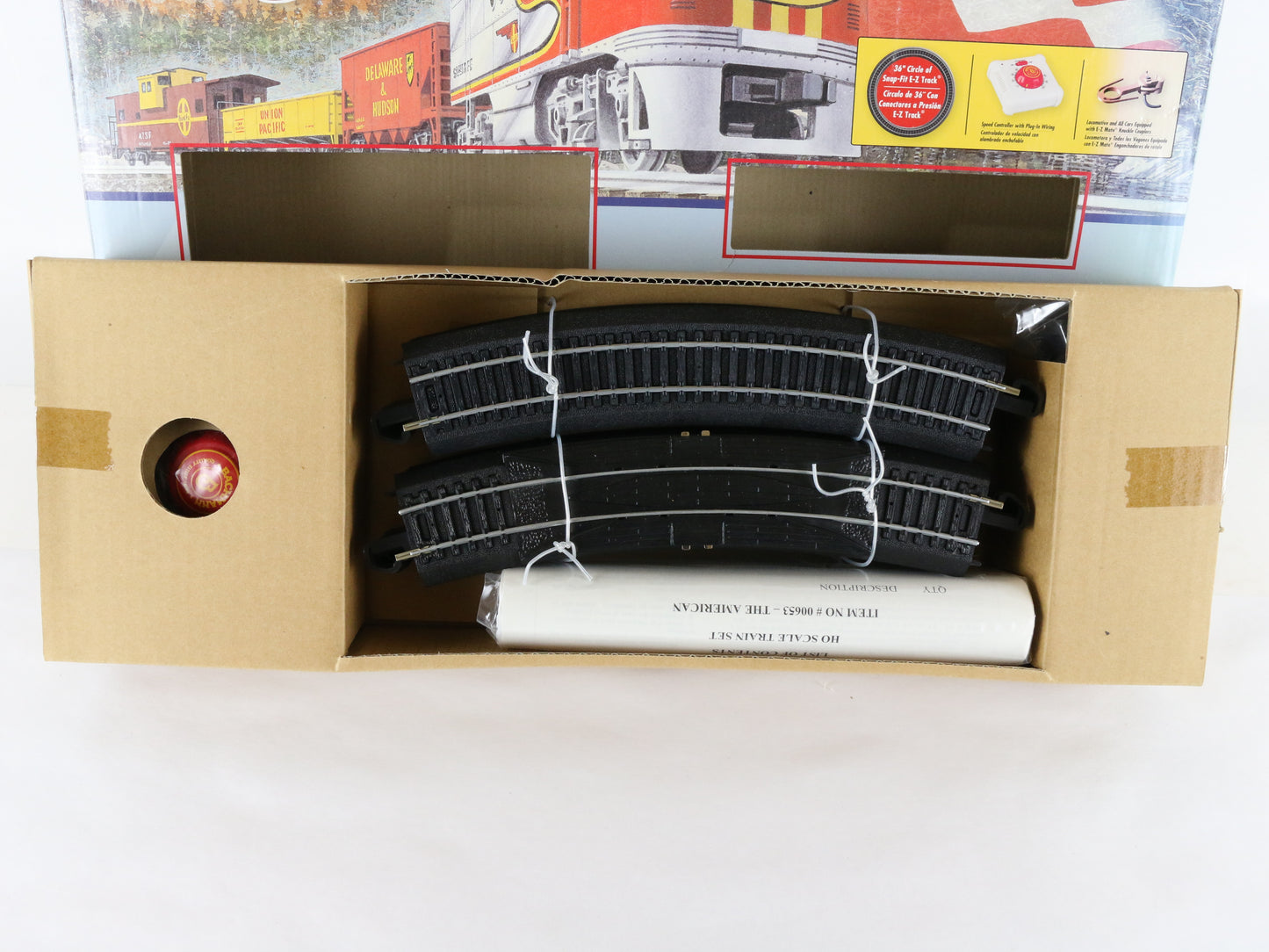 Bachmann HO 00653 The American Santa Fe Diesel Locomotive Train Set Unused