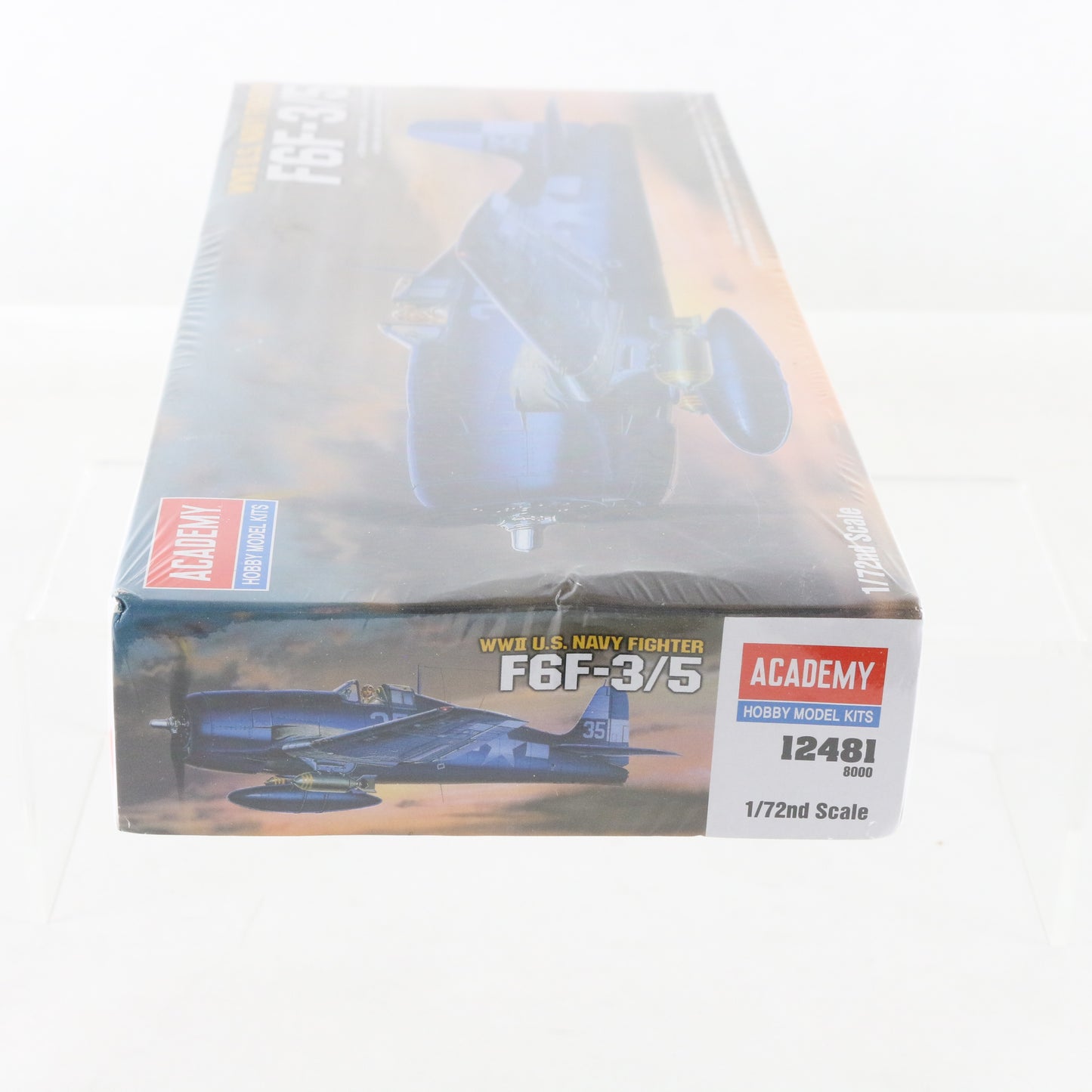 F6F-3 F6F-5 WW2 US Navy Fighter Plane Academy 1:72 Model Aircraft Kit 12481