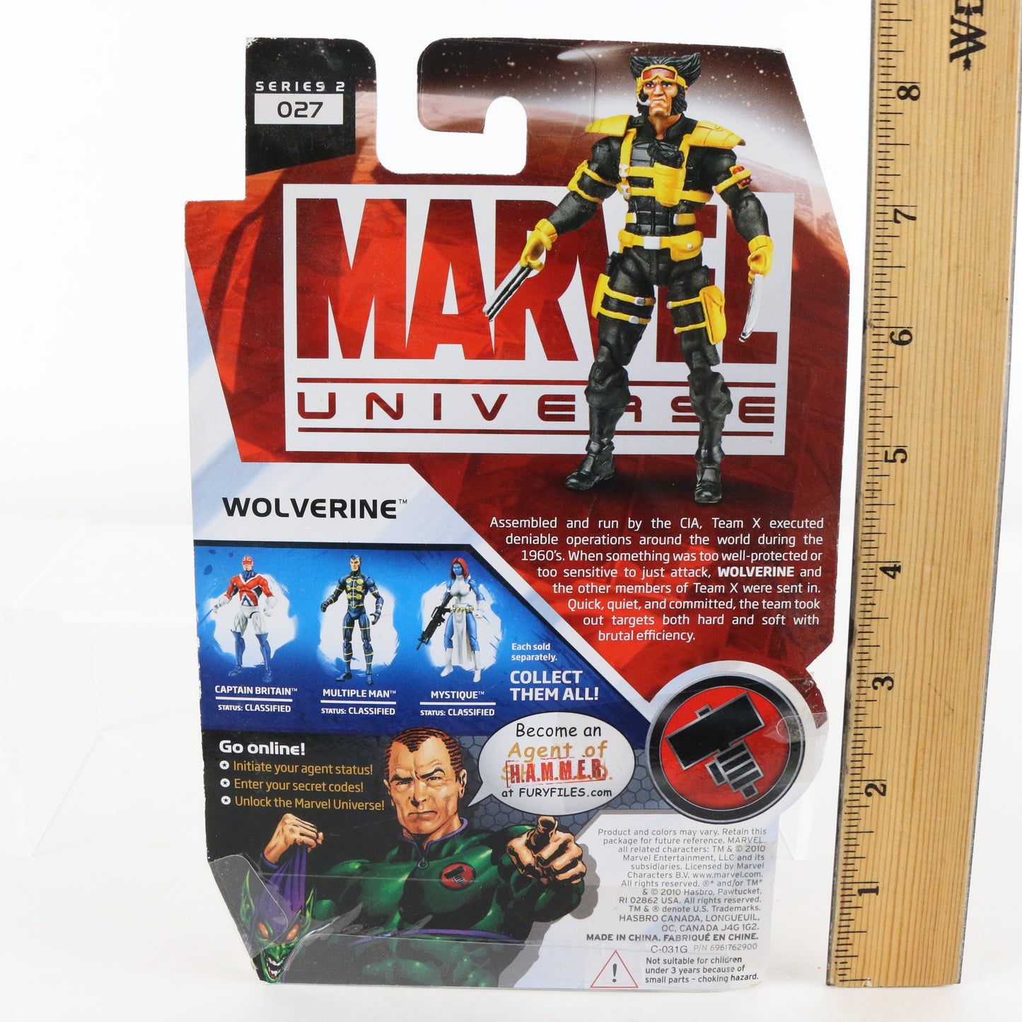 Marvel Universe Wolverine 3.75" Action Figure Hasbro Series 2 027