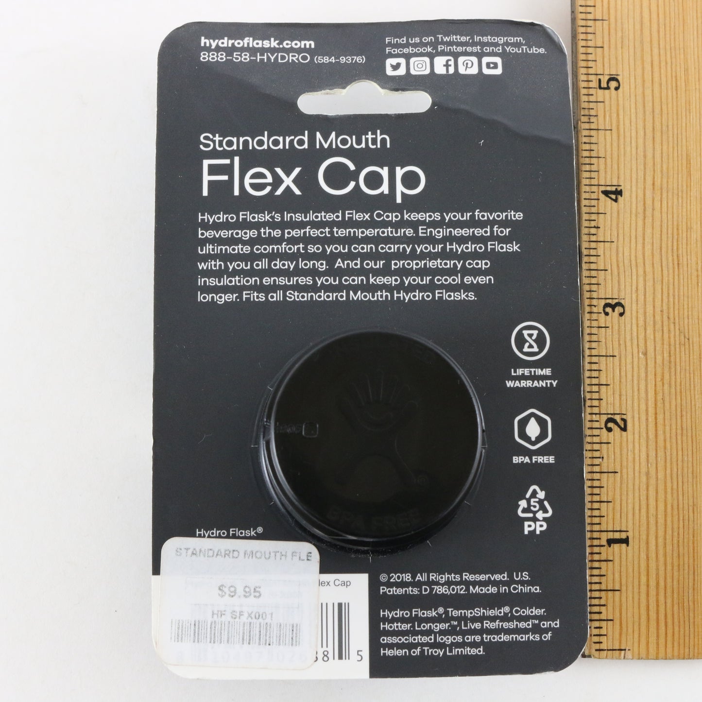 Hydro Flask Standard Mouth Flex Cap Water Bottle Lid Outdoor Accessories